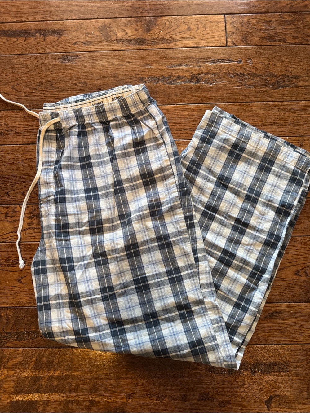 Old Navy Blue Plaid Men's Lounge Pants